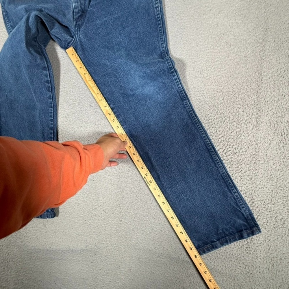 Vintage Wrangler Jeans Mens 36x30 Blue 936DEN Cowboy Cut Denim Casual Preppy - Picture 8 of 11